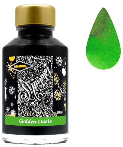 Diamine - Schimmernde Füllhalter-Tinte, Golden Oasis 50ml