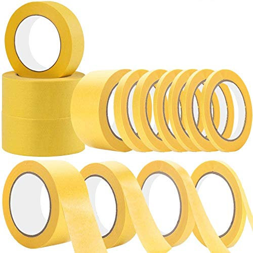 NORTHERN BROTHERS Masking Tape 14 Pack, Masking Tape for Painting Artists Painters Tape 52mm 40mm 27mm 14mm 4mm of Painting Tapes for Decorating Crafts Spraying Adhesive Tapes