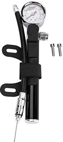 Mini Pompe de vélo, Pompe de Cyclisme 88PSI, gonfleur d'air de Pompe Portable de Boule de vélo avec Accessoire de Montage(Noir)