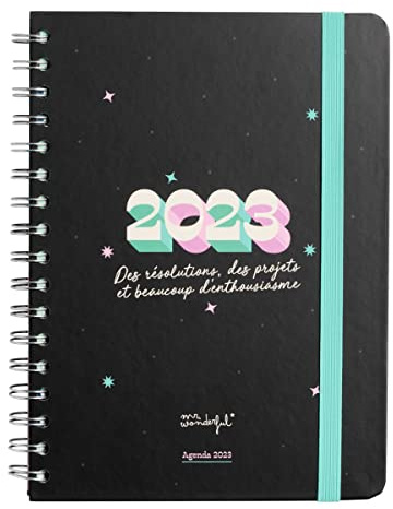Mr. Wonderful - Wochenplaner 2023 – Vorsätze, Projekte und viel Begeisterung