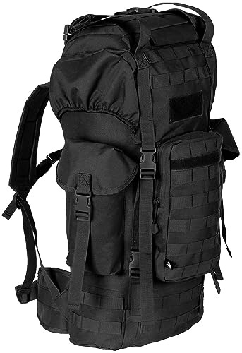 MFH BW Kampfrucksack, MOLLE, 65 l, Alu-Ausst. (schwarz)