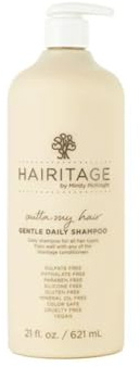 Hairitage Outta My Hair Gentle Daily Hydrating and Moisturizing Shampoo For Dry Hair with Jojoba Oil + Aloe Vera - Ultra-Mild + Moisture-Rich - Improves Dry, Brittle Strands, 21 fl. oz.