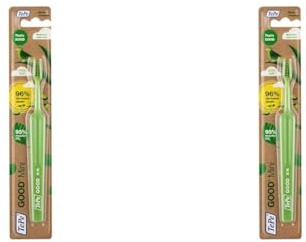 TEPE GOOD Extra Soft Kleine benutzerfreundliche Zahnbürste für Kinder aus nachwachsenden Rohstoffen mit weichen Borsten,Zufällig Sortiert (Packung mit 2)