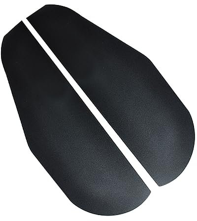 FUNOMOCYA Visière De Rétroviseur Arrière En Alliage D'aluminium 2 Pièces Pare-pluie Noir Pour Rétroviseur Latéral Voiture Protection Anti-pluie Et Soleil Usage Automobile