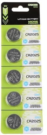 HINAYOSAN Lot de 5/10 piles bouton CR2025 3 V au lithium pour montres, calculatrices, appareils d'entrée sans clé