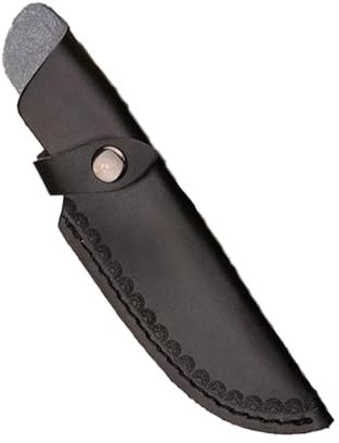 Qikam Ledermesserscheide, Ledermesserscheide für Gürtel,Tragbares Taschenmesser-Holster | -Messerholster mit Schnappverschluss, Messerscheide mit Gürtelschlaufe für Klappmesser