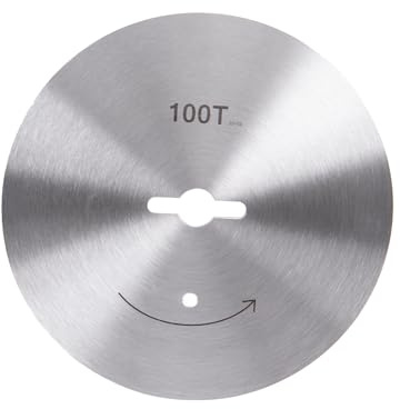 RISMANOR Shawarma Lame de rechange pour trancheuse à kebab électrique Doner Kebab Gyro Slicer (lame ronde) 100 mm
