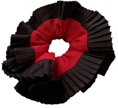Lacy Haargummi, elastische Haargummis, französische Haarschlaufe für elegante Hochsteckfrisuren, geeignet für dickes und dünnes Haar