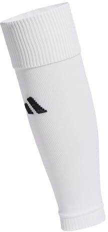 adidas unisex - vuxen Milano Sleeve Socks, white/black, M