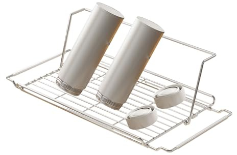 Scolapiatti | Scolapiatti In Metallo Estensibile Multifunzionale Con Colino In Acciaio Inossidabile Integrato Per Lavello, Verdura, Frutta E Bottiglie | Scolastoviglie Multifunzionale Estendibile con