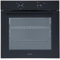 GEDTECH Einbau-Backofen GFO76BL Schwarz 76L Umluft Grill Kalttür Dampffunktionen