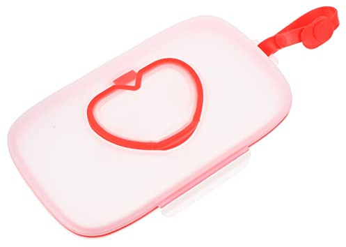 1 Stück Rote Outdoor Feuchttücherbox aus Pp für Babywipes | Hängend, Wiederverwendbar, für Reisebeutel und Draußen, Kompakte Aufbewahrung für Tücher