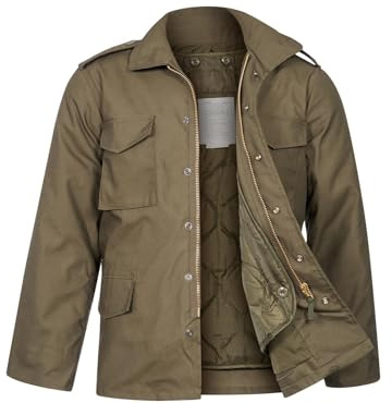 VINTIKA M65 Field Jacket Cold Weather Coat with Removable Liner [Olive,
