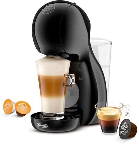 De'Longhi Nescafé Dolce Gusto Piccolo XS EDG210.BGY, Coffee Capsule Machine with Compact Design, Automatic Shutdown, Hot and Cold Beverages, 15 Bar Pressure, Black