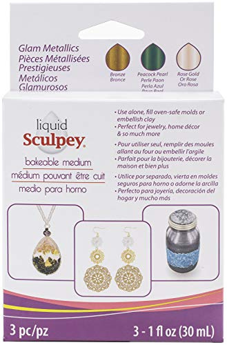 Polyform Sculpey Liquid Medium-Glam 3 x 29 ml 29 ml