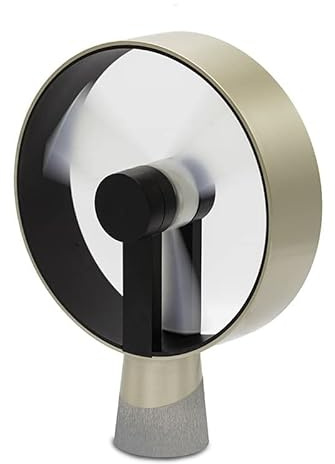 Air&Me, Ventilateur de bureau AIRAIN Champagne – Design élégant et discret, ultra silencieux, variateur de vitesses en facade, compact et puissant.