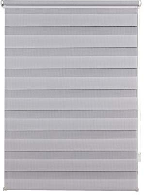 ondeco Doppelrollo Klemmfix Duo Rollo für Fenster ohne Bohren, Seitenzugrollo Klemmen Sichtschutz Sonnenschutz Blickdicht innen Grau 80x160 cm