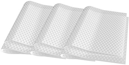 INTIRILIFE 6x Kühlschrankmatten Anti-Bakteriell in Transparente - 45 x 30 cm - Rutschfeste Schubladen Matte Einsatz für Kühlschrank Schublade Ablage Schützt Obst und Gemüse vor Bakterien und Wasser