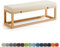 Lsjoaw Cojín Banco de Jardín 80X40X3CM Cojines para Bancos,Cojines para Columpios Cojines Banco de Terrazas Cojín Grueso para Banco de jardín Comedor Antideslizante,Caqui