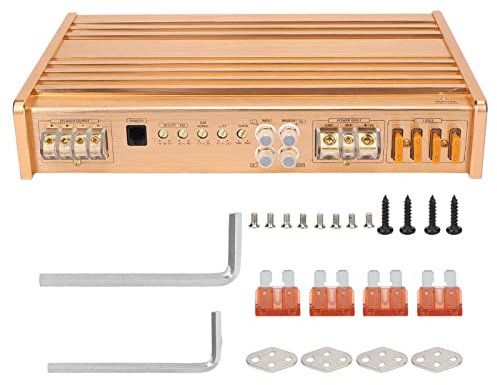 Amplificatori per Veicoli Mid-bass e Mid Driver Amplificatore per Auto Amplificatore per Auto 1500W Amplificatore per Auto in Metallo