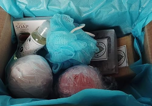 Pacchetto bagno L'impronta verde Relax. Kit naturale per un rituale di auto-cura supremo.