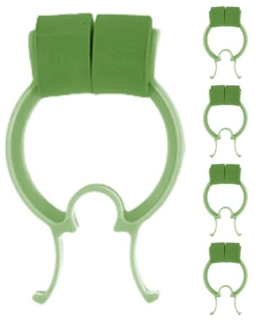 Toyvian 5 Pezzi Clip Nasali in Eva Verde per Esercizi Respiratori Fissaggio Tappi Nasali per Epistassi e Modellazione del Naso Portatili per Sportivi e Uso Quotidiano
