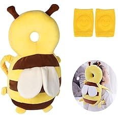 Cuscino Di Protezione Per La Testa Del Bambino Zaino,Protezione Per La Testa Neonato,Cuscino Di Sicurezza Regolabile,Zaino Di Protezione Per La Testa E La Schiena Del Bambino Per Gattonare E Camminare