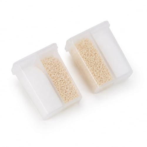 SZLIFE Portaspezie Esagonale, Dispenser Spezie da Viaggio con Scomparti Multipli, Contenitore Trasparente in Plastica per e Outdoor, Confezione da due