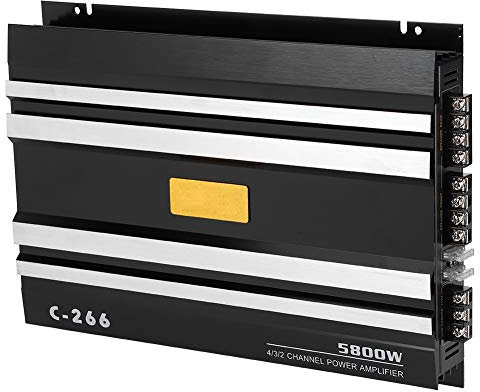 Amplificatore audio stereo per auto a 4 canali, amplificatore audio stereo per auto, durevole per camion