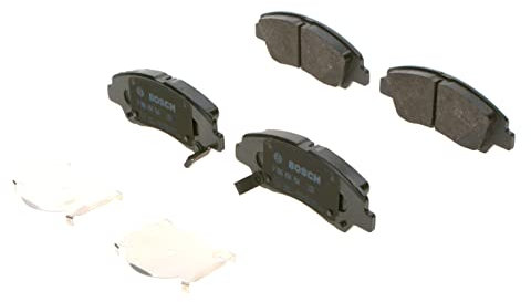 Bosch BP1853 - Pastiglie Freni Auto, Delantero - Calidad Bosch - Reducción de Ruido y Polvo - Certificación ECE-R90 - Sin Cobre - 1 Juego de 4 Pastillas - Con Accesorios