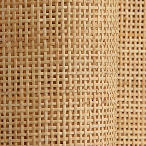 40x200cm Maille Sangle Rotin à Mailles Canne Maille Cannage Rouleau Meuble Rotin Tressé, Naturel Rouleau Carrée Sangle Naturel Ouverte Pré-Tissée Canne pour Bricolage Armoire Chaise Meuble Projets ( S