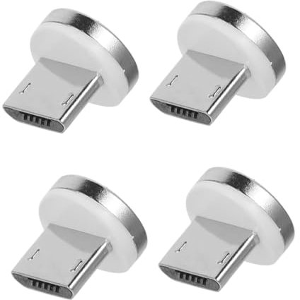 UKCOCO 4stücke Magnetische Adapter Für Mobile Phones Usb Und Datenübertragungsstecker Kompatibel Mit Allen Smartphones Schnelles Magnetladen Und Datensicherung
