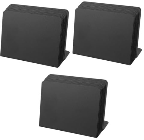 CAXUSD 3 Sets Schilder Mini-kreidetafel Für Tischnummern Party Buffet Küche Memoboard Hochzeitsetiketten 12 Stück * 3