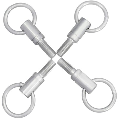 UTHCLO Robuste Einstellbare Metall Riemenschraube für Snare Drums Stabiles Trommelgurt Zubehör aus Silberfarbenem Metall Einfache Montage für Marschtrommel und Percussion
