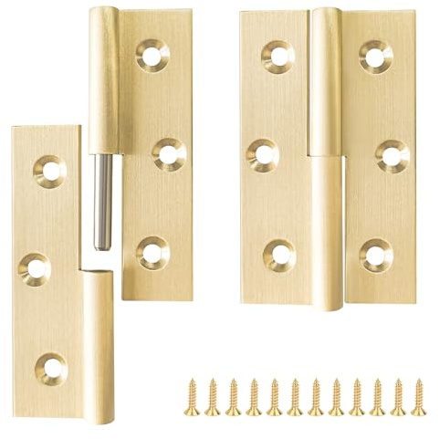 BAMI-LEE House Lift Off Hinge,Solid Brass,Right Detachable Hinge,for Window Door Gate (Right Handedness)