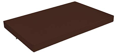 SuperKissen24. Palettenkissen Palettenauflagen Sitzkissen - 120x80 cm - Outdoor und Indoor - braun