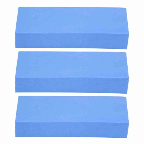 Esponja de Lavado de Coche de 3 Piezas, Esponja de Mano de Limpieza súper Absorbente de PVA Multifuncional para Coche, esponjas de Coche para Lavar(Azul)