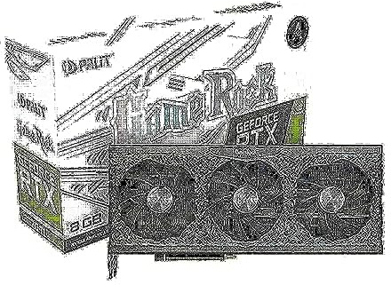 Palit RTX3070Ti Gamerock 8 GB, Einheitsgröße, Schwarz