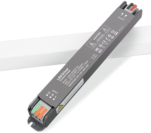 YAYZA! LED Trafo 24V 100W, Trafo 230V auf 24V DC 4.2A | LED Netzteil, Niedervolt LED Driver, Konstante Spannung Transformator für Streifen G4 MR16 Lampen Beleuchtungen