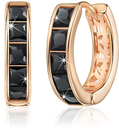 Linawe Kleine Creolen, Piercing Ring Helix Ohrhänger, Nickelfreie Schmuck Damen, Gold Rosegold Silber Mini Creolen Ohrstecker