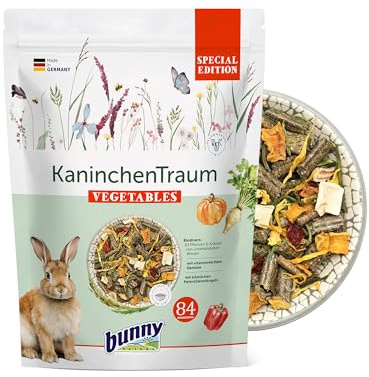 Bunny Nature, Rabbit Dream Special Edition - Pellet di verdure con fibre e nutrienti essenziali, adatto per tutte le fasi della vita, 1,5 kg (confezione da 1)