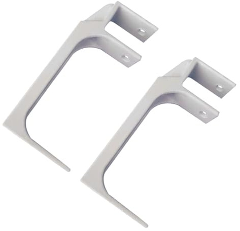 Folpus 2 Pezzi staffe di Montaggio a Parete per Tenda da Sole Retrattile staffe di Montaggio a soffitto, Alta Resistenza, Parti di Ricambio per pensiline, Bianco