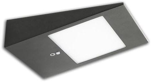 INNOVATE Led Aussenleuchte mit Bewegungsmelder und Helligkeitssensor - Solarlampe für Außen mit Bewegungsmelder - LED Solar Strahler aussen - 2W - IP54 – warmweiß – Aussenbeleuchtung - Aussenlampe
