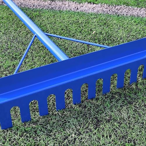 Rastrelli Rastrello per sabbia Rastrello Livellatore Per Gare Sportive, Rastrelli Di Sabbia Da 150 Cm Per Atletica Leggera Salto In Lungo, Livellatrice Per Sabbia In Acciaio Con Impugnatura Antiscivol