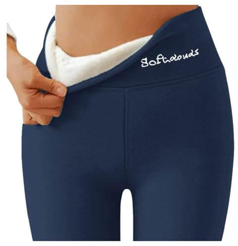 Thermo Leggings Damen Gefüttert Winter, Strumpfhosen Für Damen Ohne Fuß, High Waist Abnehmen Winterstrumpfhose Damen Gefüttert Stützstrumpfhose Fauler Lässig Kompressionsstrumpfhose Damen
