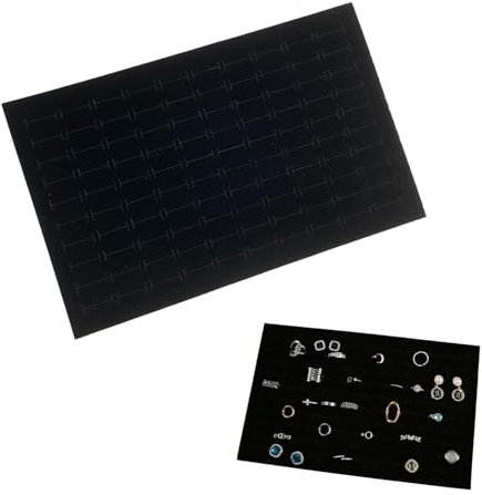 Srvauyea Bijoux Boîte de Vitrine, Inserts de Bijoux en Mousse, Bijoux Éponge Tapis Plateau, Inserts pour L'affichage de Bijoux, Éponge Inserts Bijoux Support pour le Rangement de Bijoux