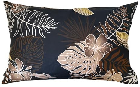 Kissenbezug 50x70 cm - Kopfkissenbezug 100% Baumwolle, Kissenhülle mit Reißverschluss, ideal zum Schlafen und Dekokissen, weich & atmungsaktiv, ohne Füllung, pflegeleicht, Viele Bunte Muster