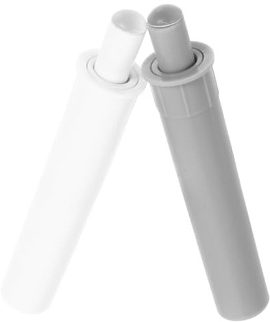 ANDRESLAD Tampone per Porta con Fermo A Pressione Ammortizzatore Morbido per Armadietti da Cucina in Plastica Set di Ammortizzatori