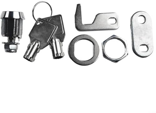 Camlock - Cerradura de repuesto para caja de herramientas de 90 grados con llaves para cajones de seguridad del hogar