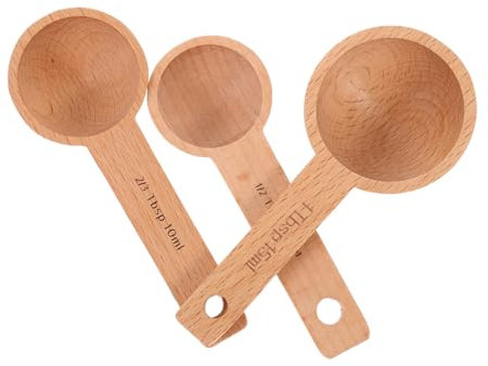 LIGIGWASH Cuchara Medidora De Madera Para Café En Polvo Ideal Para Hornear y Cocinar